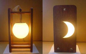 原木燈具 透亮出詩般意境（圖）