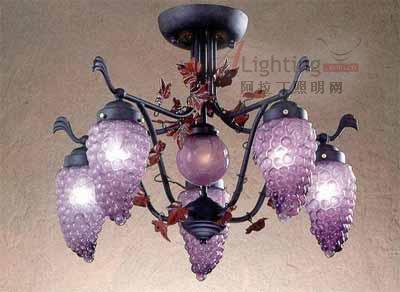 葡萄吊燈，給你世外桃園的感覺(圖)