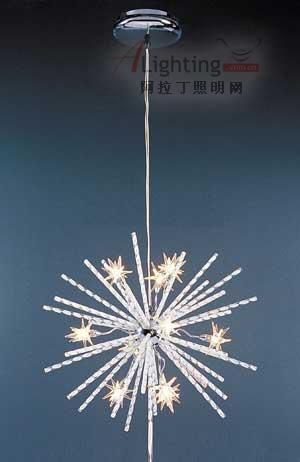 超簡吊燈單線一燈無限光影(組圖)