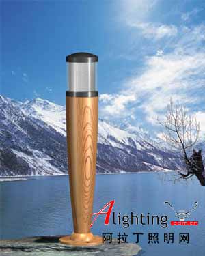 木質(zhì)草坪燈 人與自然的和諧共存(圖)